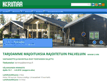 Tablet Screenshot of kerimaa.fi